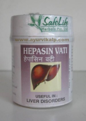Safe Life, HEPASIN VATI, 50 Tab, Liver Disorders
